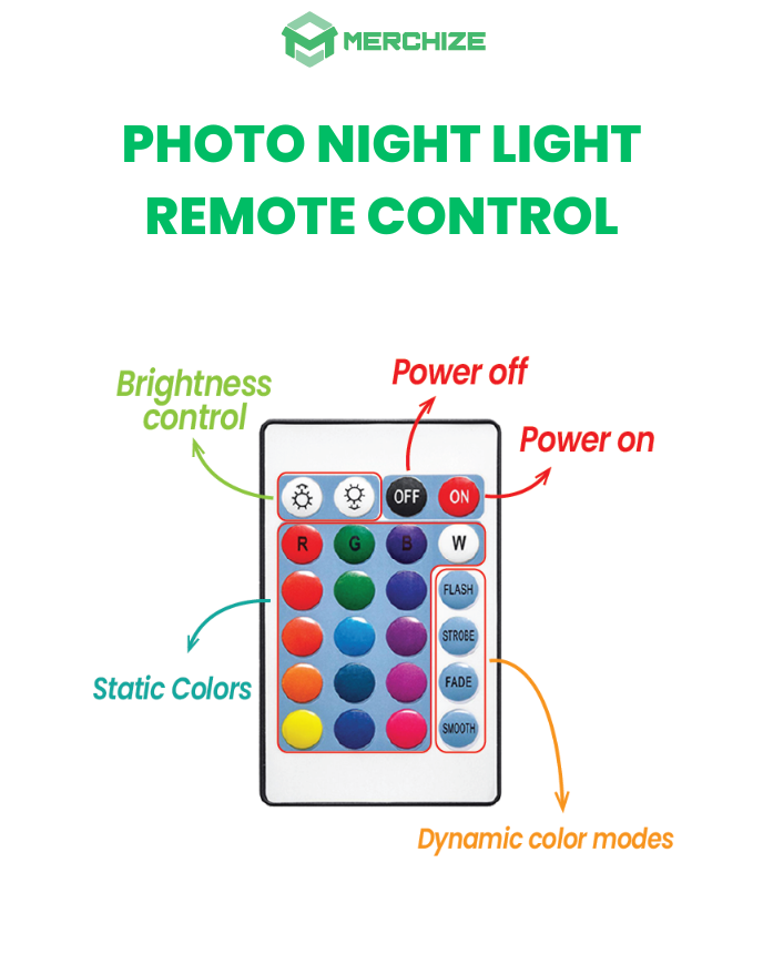 Custom Shape Photo Night Light