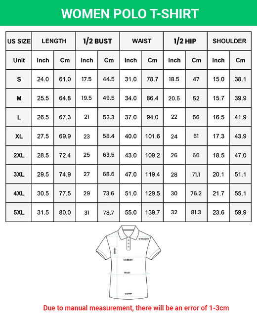 All-over Print Women's Polo Shirt (Lightweight)